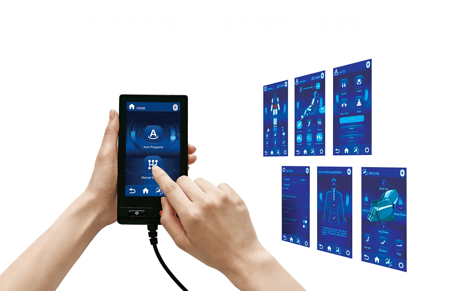 Intuitive 5-Inch Touchscreen Controller